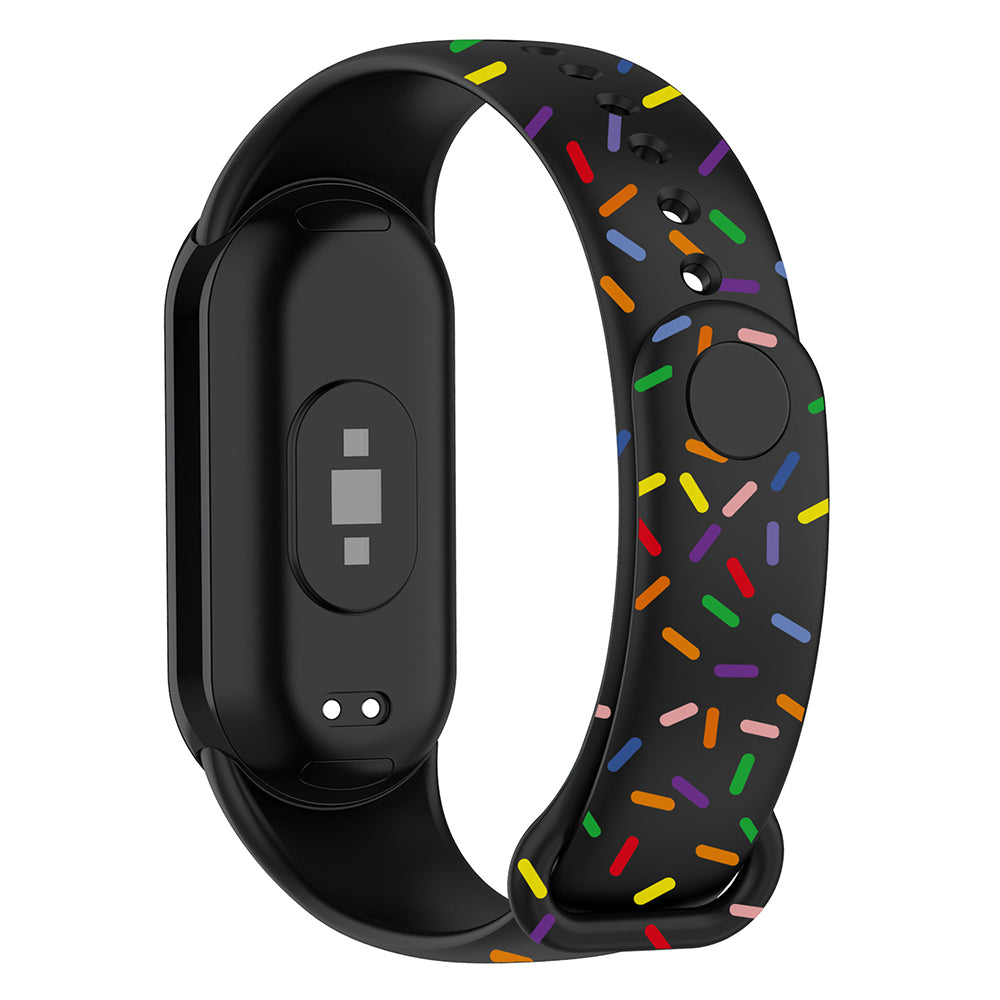For Xiaomi Smart Band 8 Silicone Watch Strap Colorful Dot Replacement Wrist Band For Xiaomi Smart Band 8 Silicone Watch Strap Colorful Dot Replacement Wrist Band